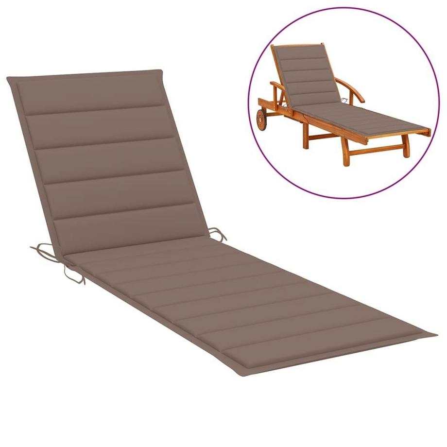 Coussin de chaise longue tissu