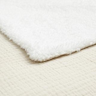 La Redoute Intérieurs Kumla Baumwollmusselin und Teddyfleece Decke  