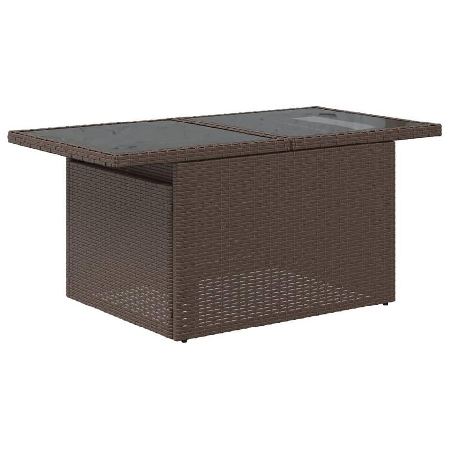 VidaXL Ensemble de canapés de jardin rotin synthétique  