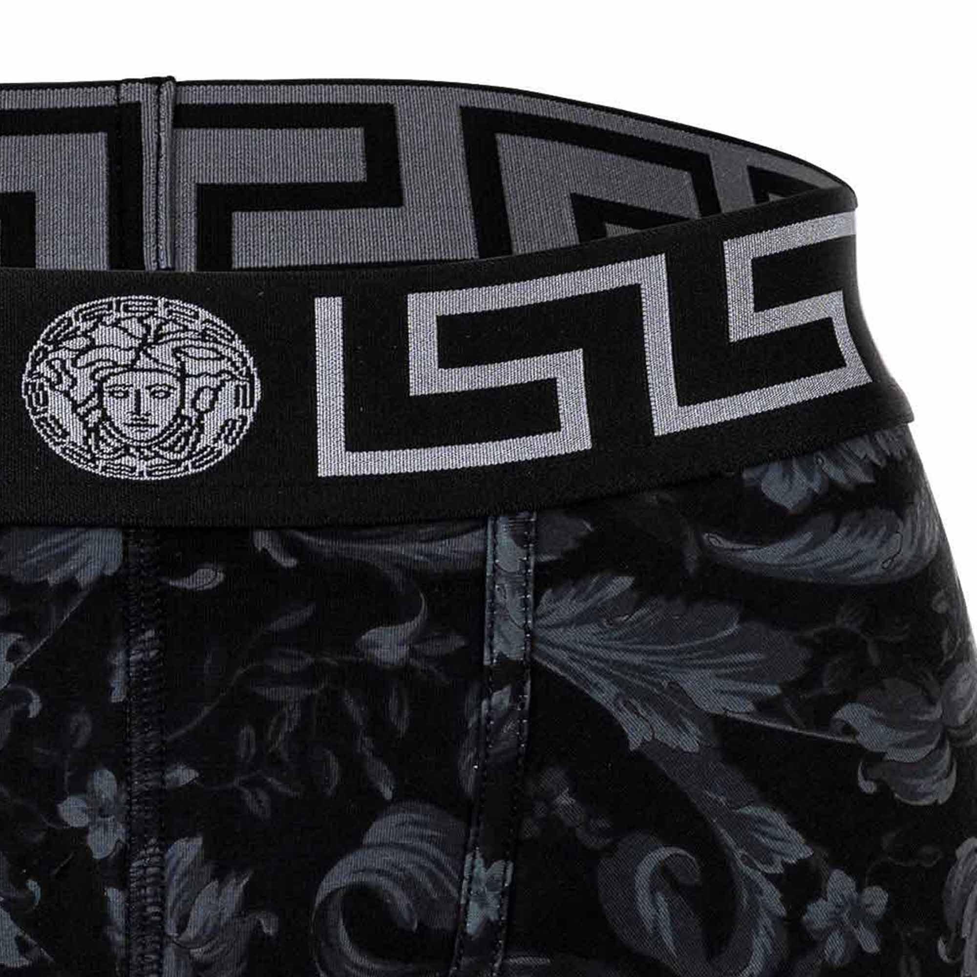 VERSACE Barocco All Over Short Trunk Stretch Organic Jersey Boxer  
