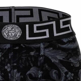 VERSACE Barocco All Over Short Trunk Stretch Organic Jersey Boxer  