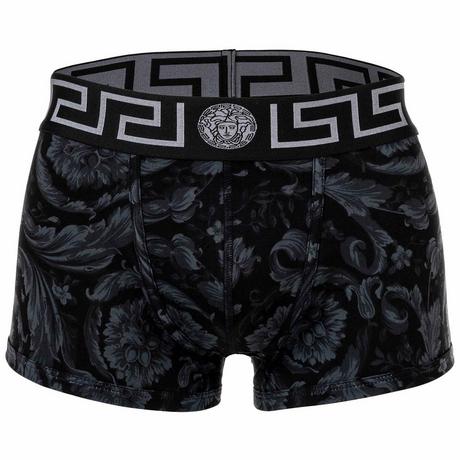 VERSACE Barocco All Over Short Trunk Stretch Organic Jersey Boxer  
