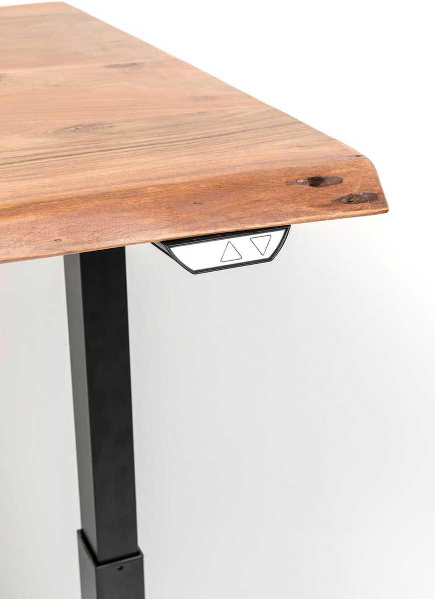 KARE Design Scrivania regolabile in altezza Office Harmony nero 180x90  