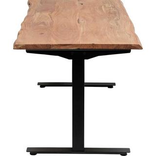 KARE Design Scrivania regolabile in altezza Office Harmony nero 180x90  