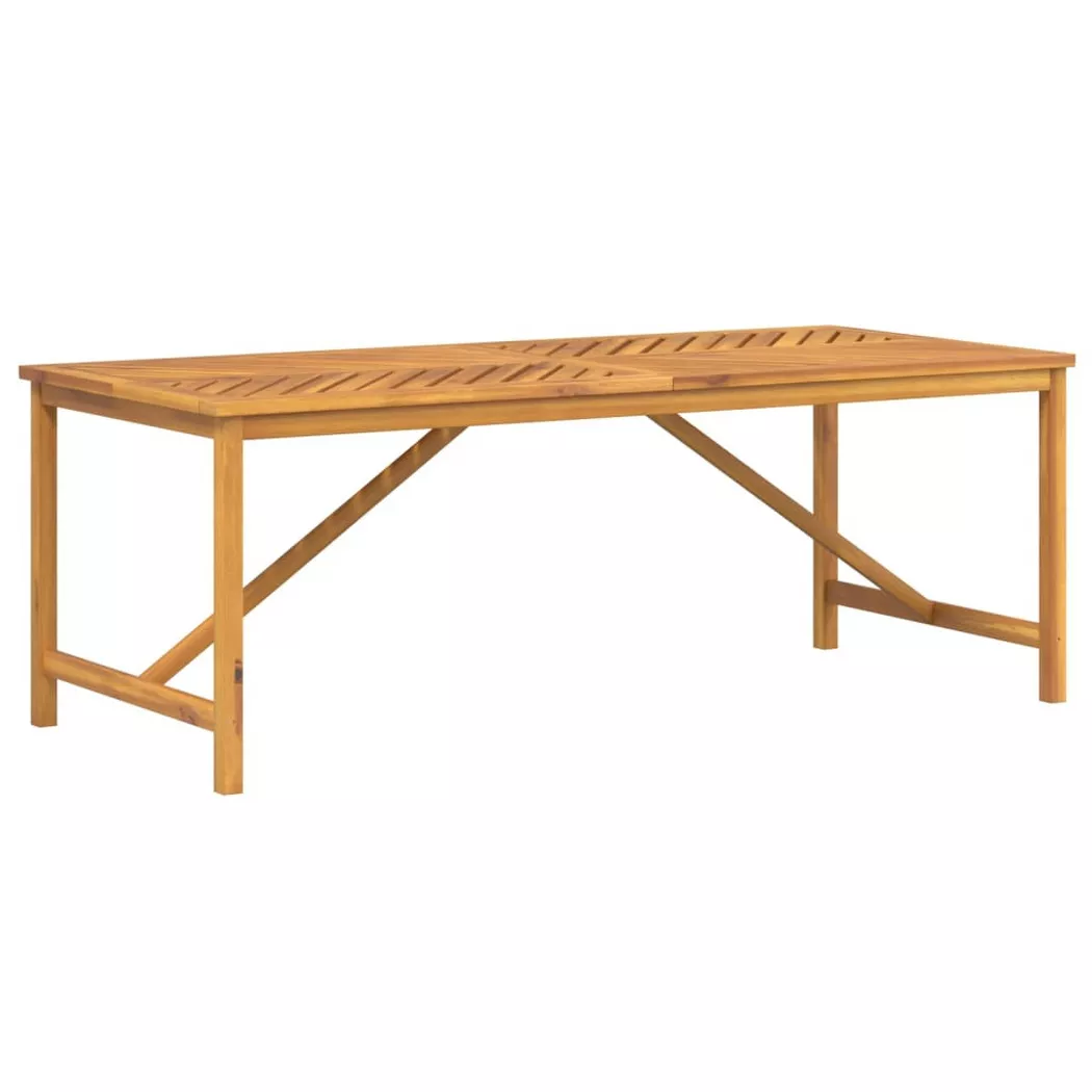 Table à manger de jardin 200x90x74 cm bois d'acacia solide vidaXL