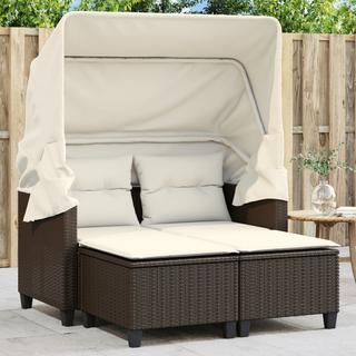 VidaXL Gartensofa poly-rattan  