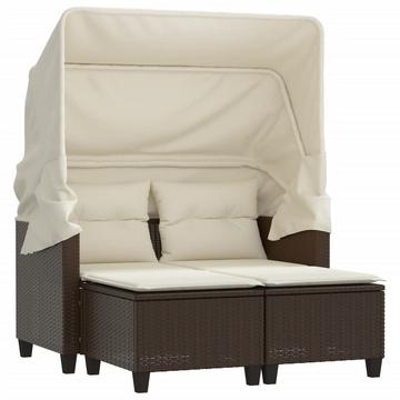 Gartensofa poly-rattan