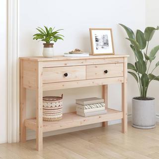 VidaXL Table console bois de pin  