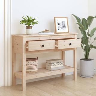 VidaXL Table console bois de pin  