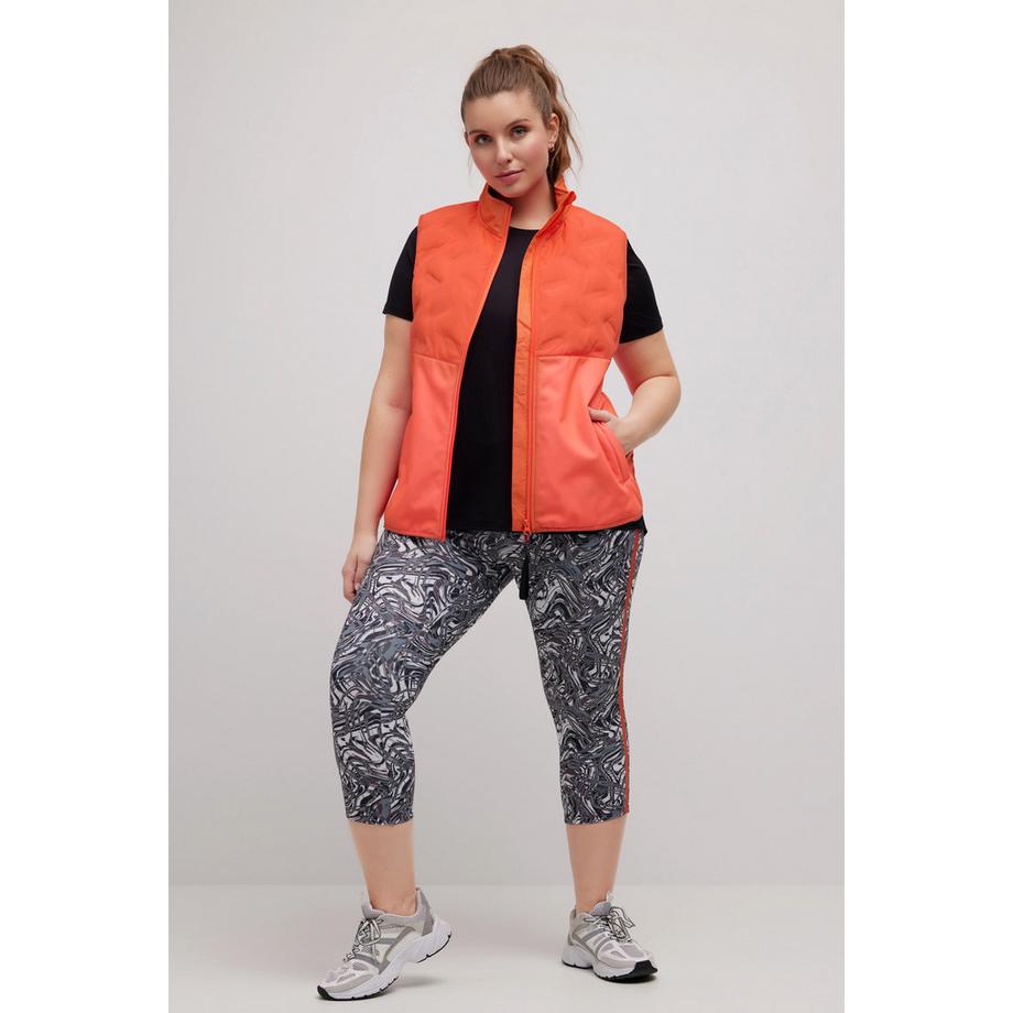 Ulla Popken Gilet Softshell Technique Doublure Polaire Fermeture Éclair 2 Sens  