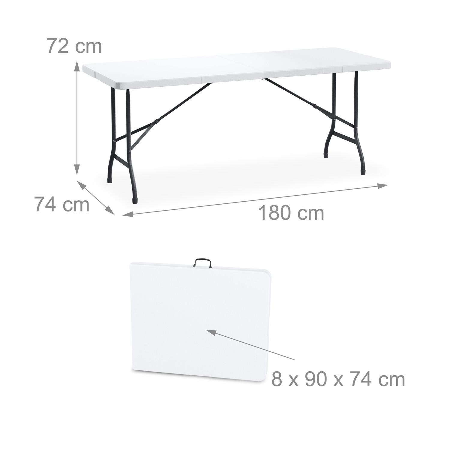 B2X Table de jardin pliante  