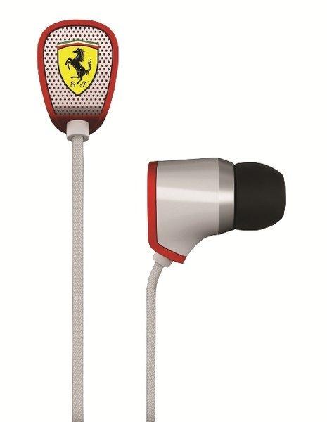 Ferrari by Logic3  Ferrari by Logic3 Scuderia R100i Auricolare Cablato In-ear Bianco 