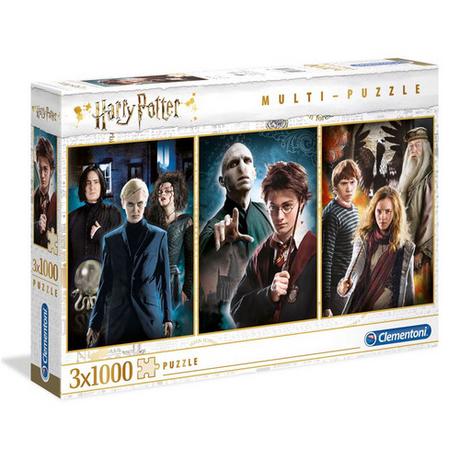 Clementoni  Puzzle 3er Set Harry Potter (1000Teile) 