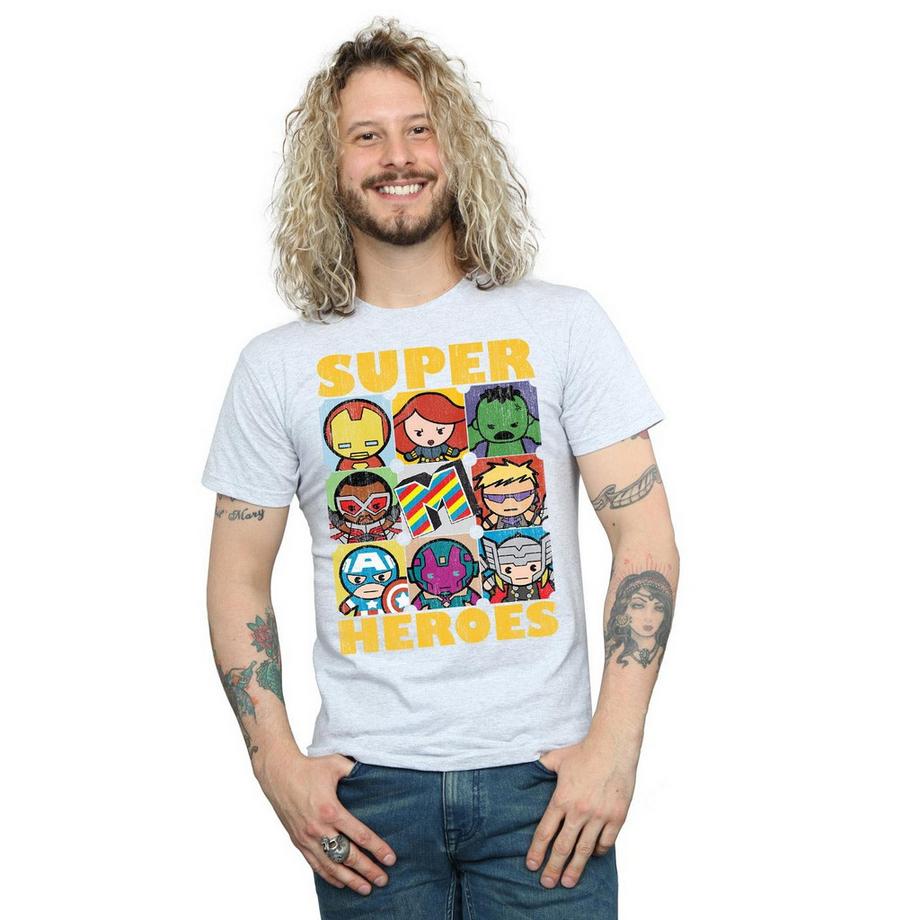 MARVEL Super Heroes Grafikdruck T-Shirt  