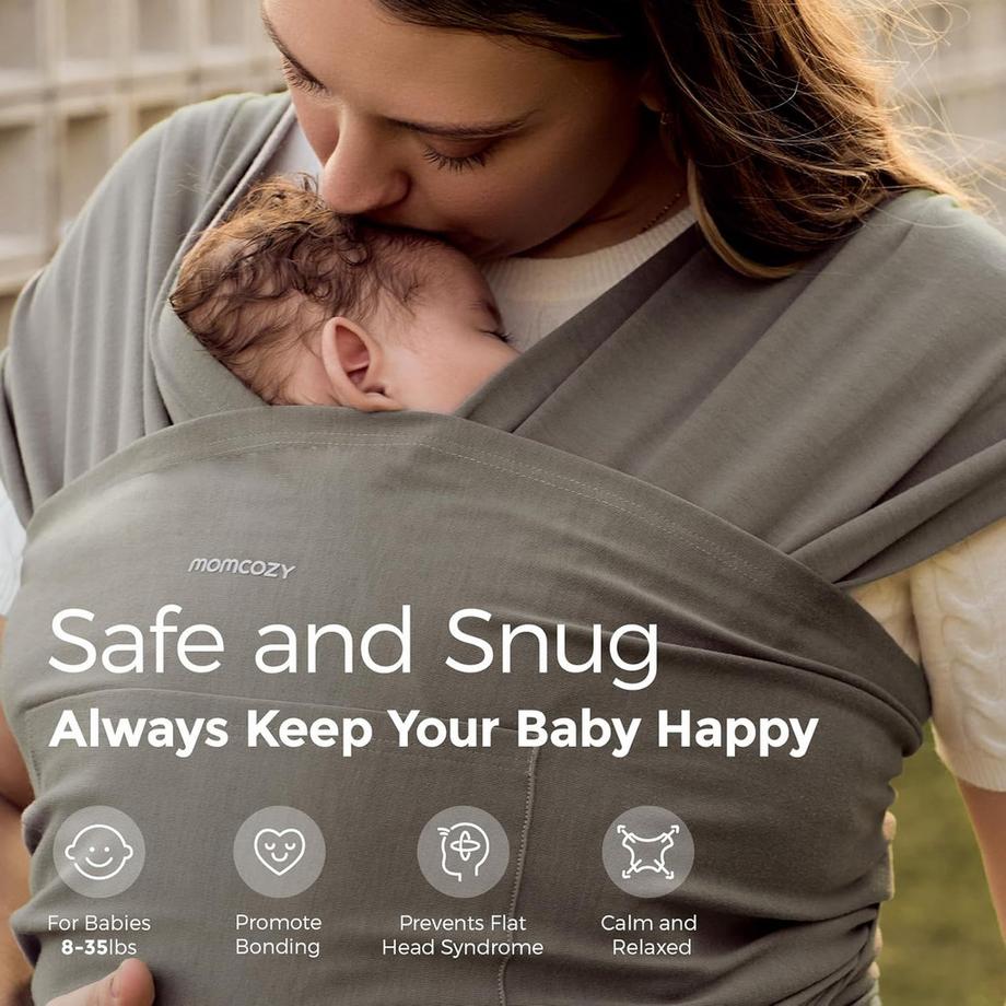 Momcozy  Écharpe de portage pour bébé 