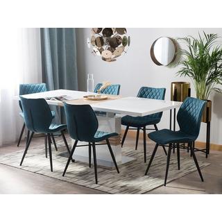 Beliani Table de repas en MDF Moderne SANTANA  