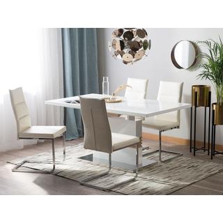 Beliani Table de repas en MDF Moderne SANTANA  