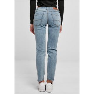 URBAN CLASSICS Gerade niedrige Taille Jeans  