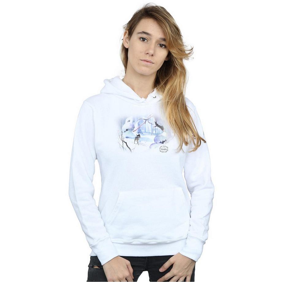 Disney Bambi Scena Invernale Felpa con Cappuccio  