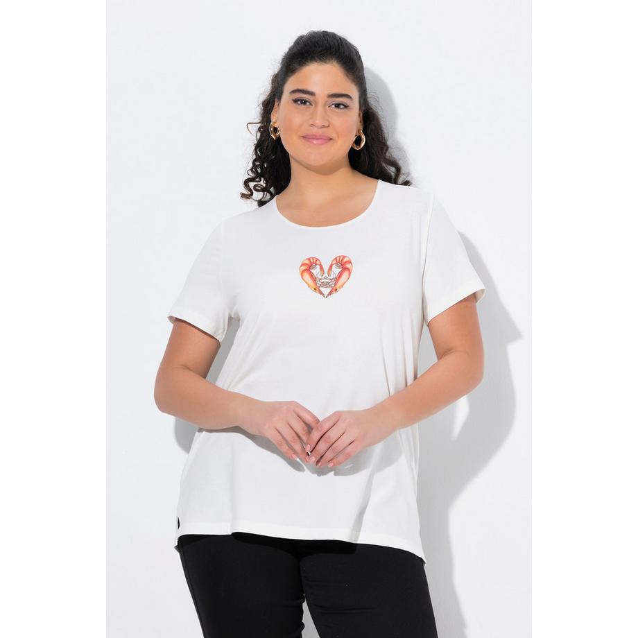 Ulla Popken Scampis Classic Rundhals Halbarm T-Shirt  