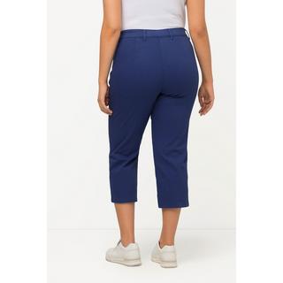 Ulla Popken  Pantalon Mony, longueur au mollet. Poches zippées et tissu stretch 