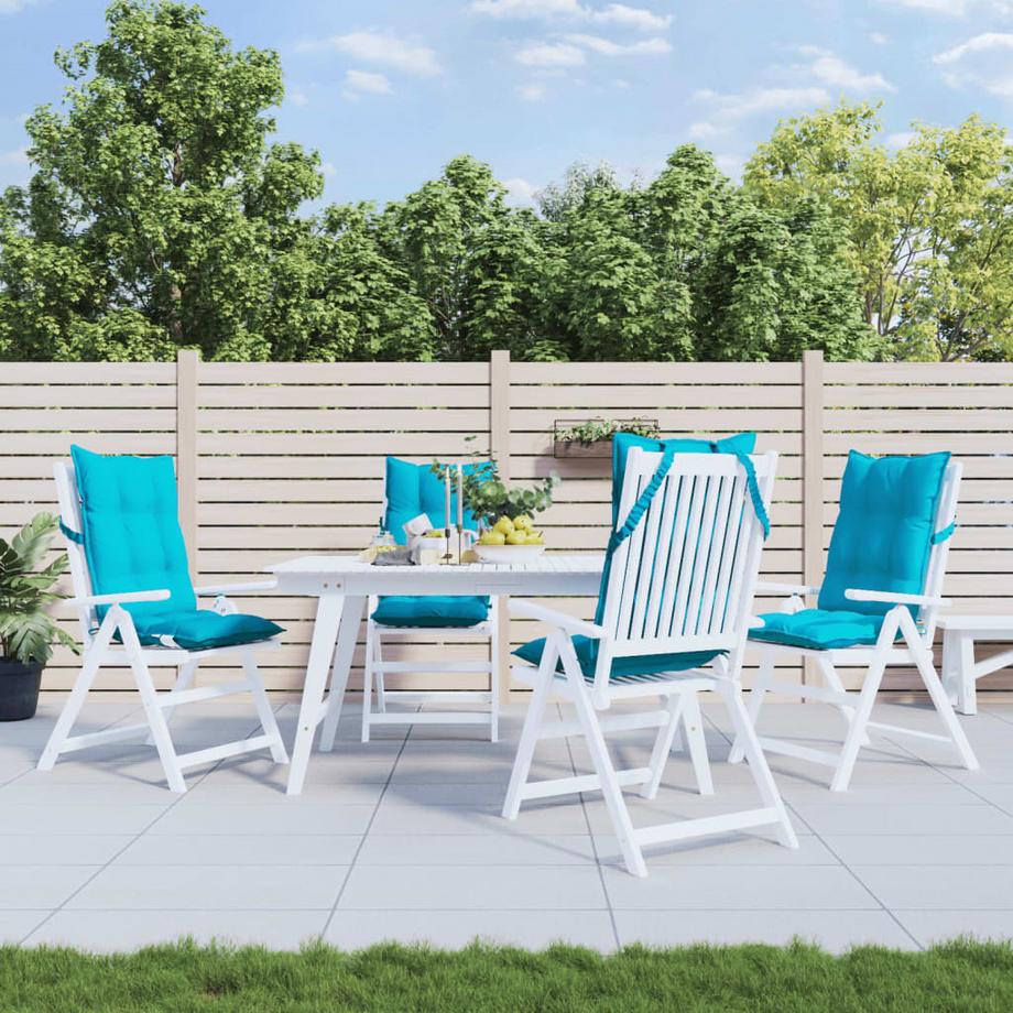 VidaXL Gartenstuhlauflage für hochlehner gewebe  