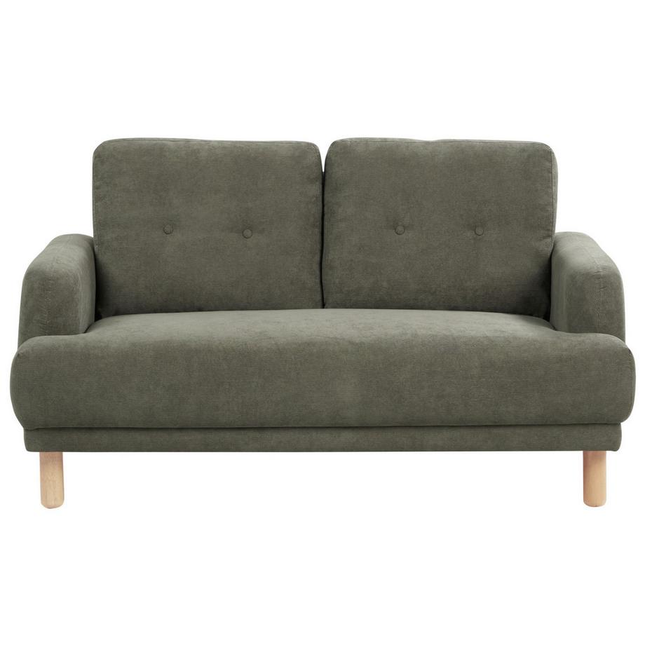 Beliani Canapé 2 places en Velours côtelé Rétro TUVE  