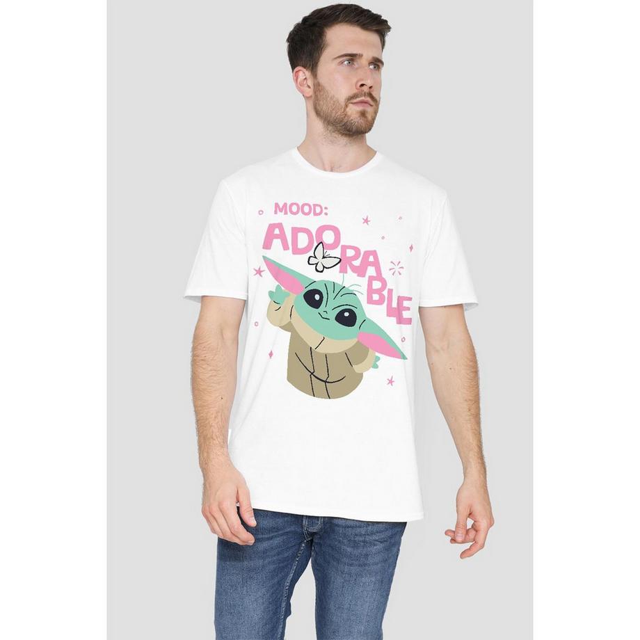 STAR WARS Adorable T-Shirt Stampata Maniche Corte  