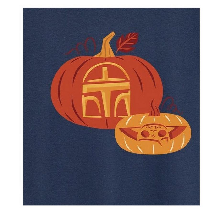 STAR WARS Star Wars Grogu Mandalorian Kürbis Print T-Shirt  