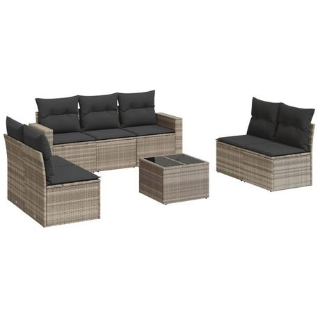 VidaXL Garten sofagarnitur poly-rattan  