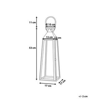 Beliani  Lanterna en Acciaio inox Moderno CRETE 