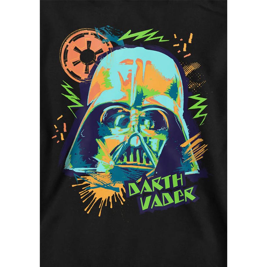 STAR WARS  90s Felpa Con Cappuccio Darth Vader 