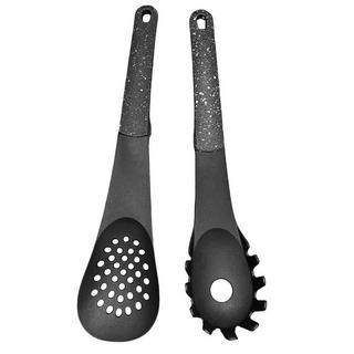 Northio  Utensili da cucina con supporto - Nero 