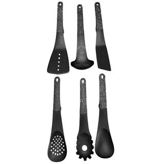 Northio  Utensili da cucina con supporto - Nero 