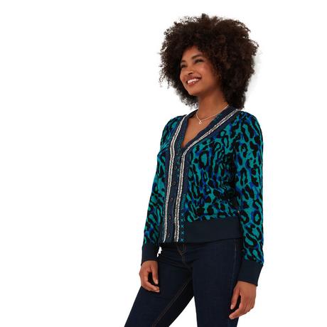 Joe Browns  Jersey-Strickjacke mit Tiermotiv 