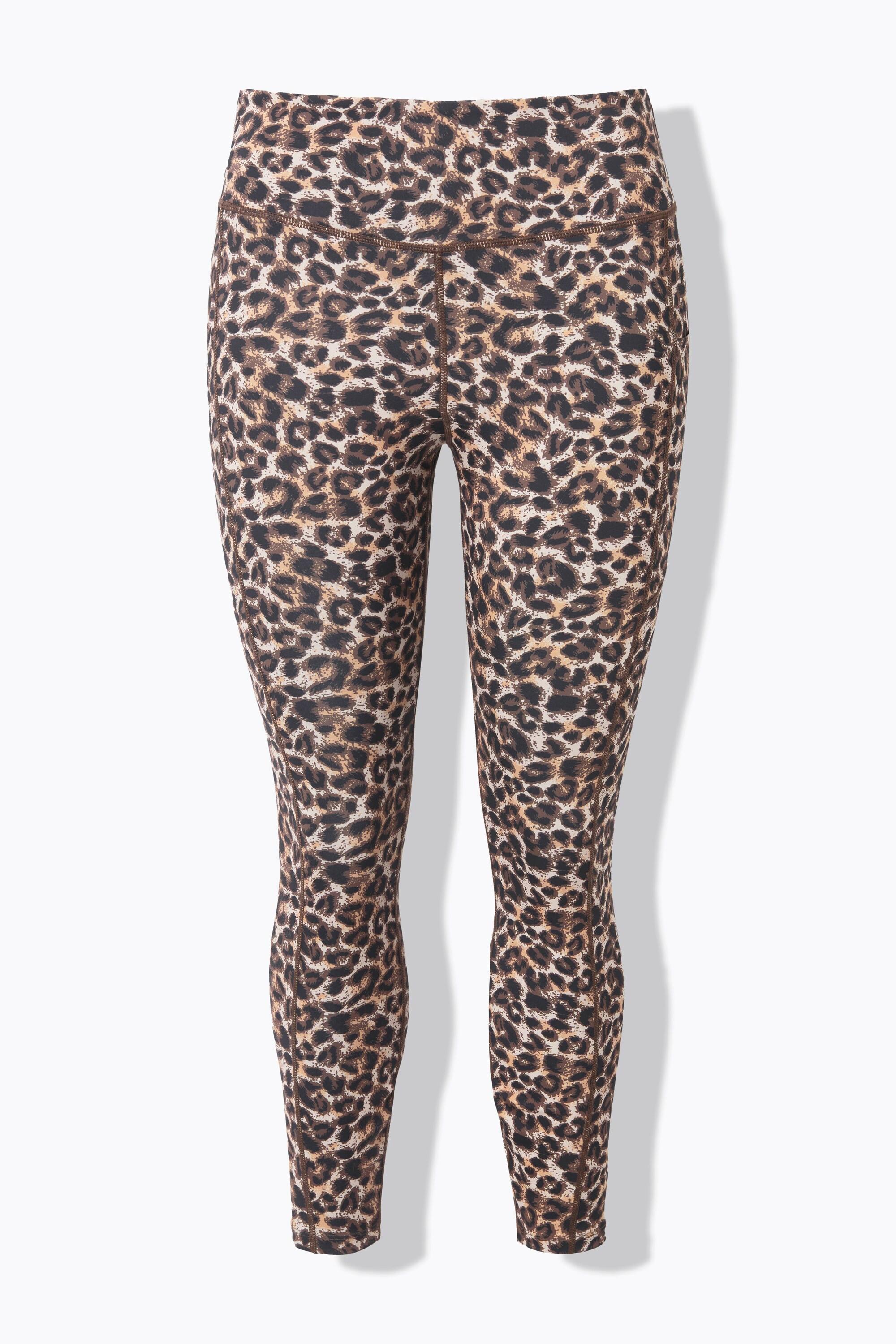 Studio Untold Leggings sportivi lunghezza caviglia stampa leopardata  
