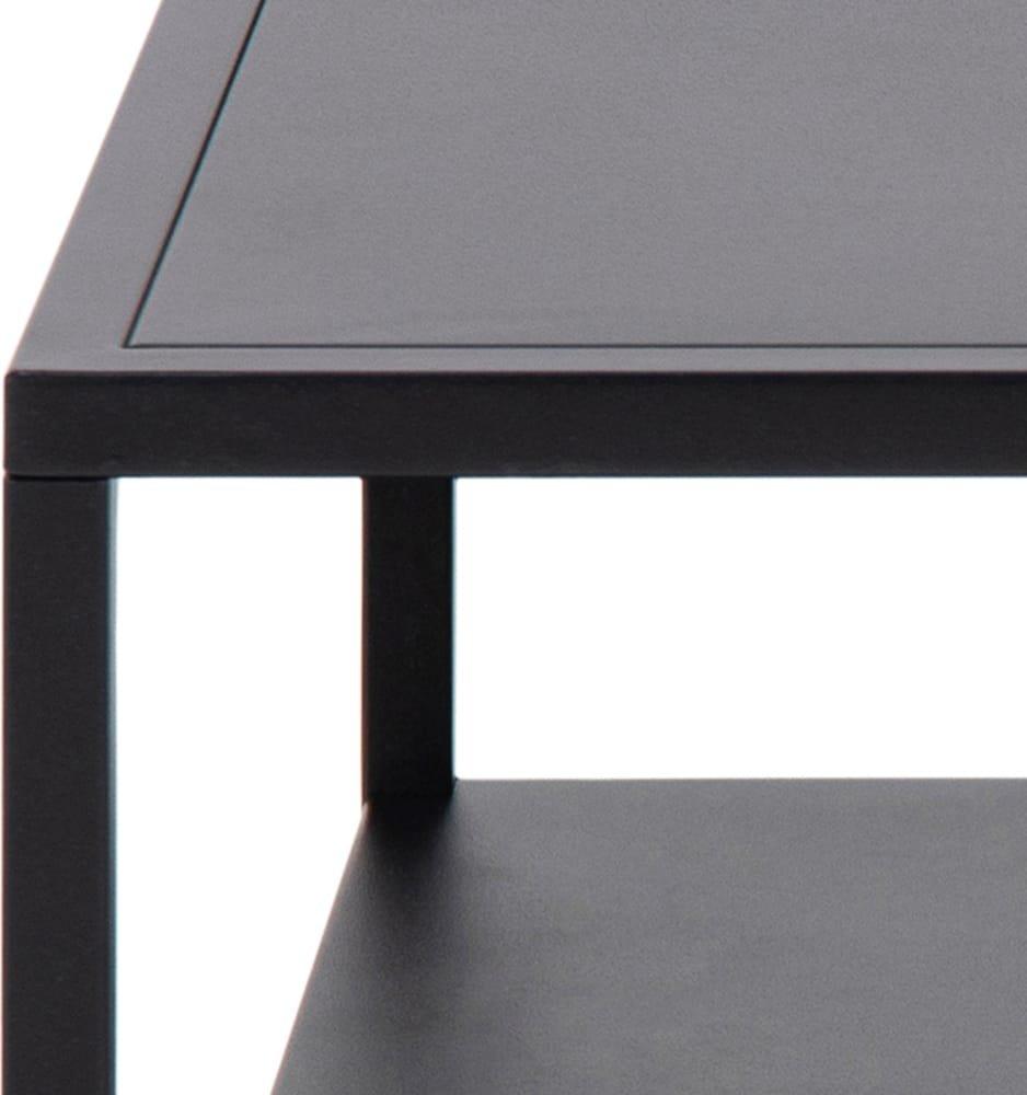 mutoni Table basse Modern Line en métal noir  