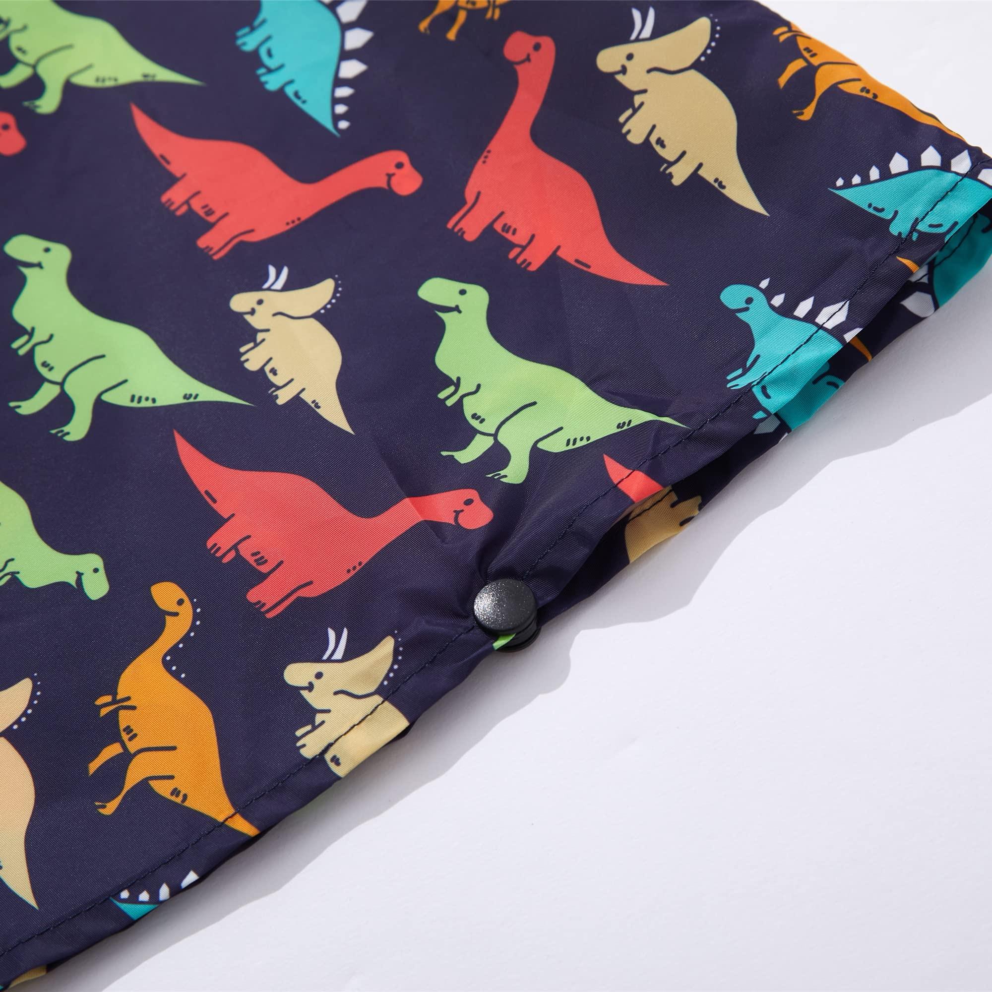 Alopini Poncho antipioggia per bambini stampa dinosauro  
