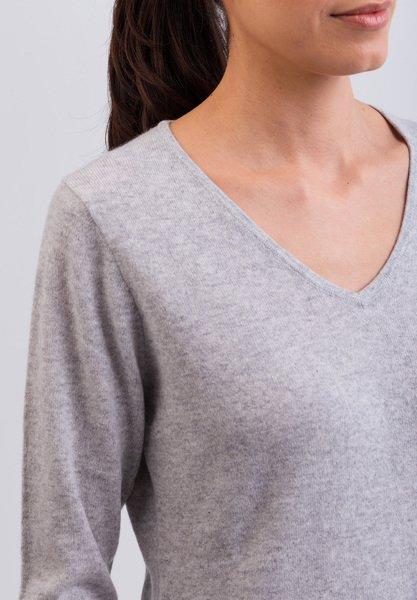 CASH-MERE.CH Pullover Cashmere Scollo a V  