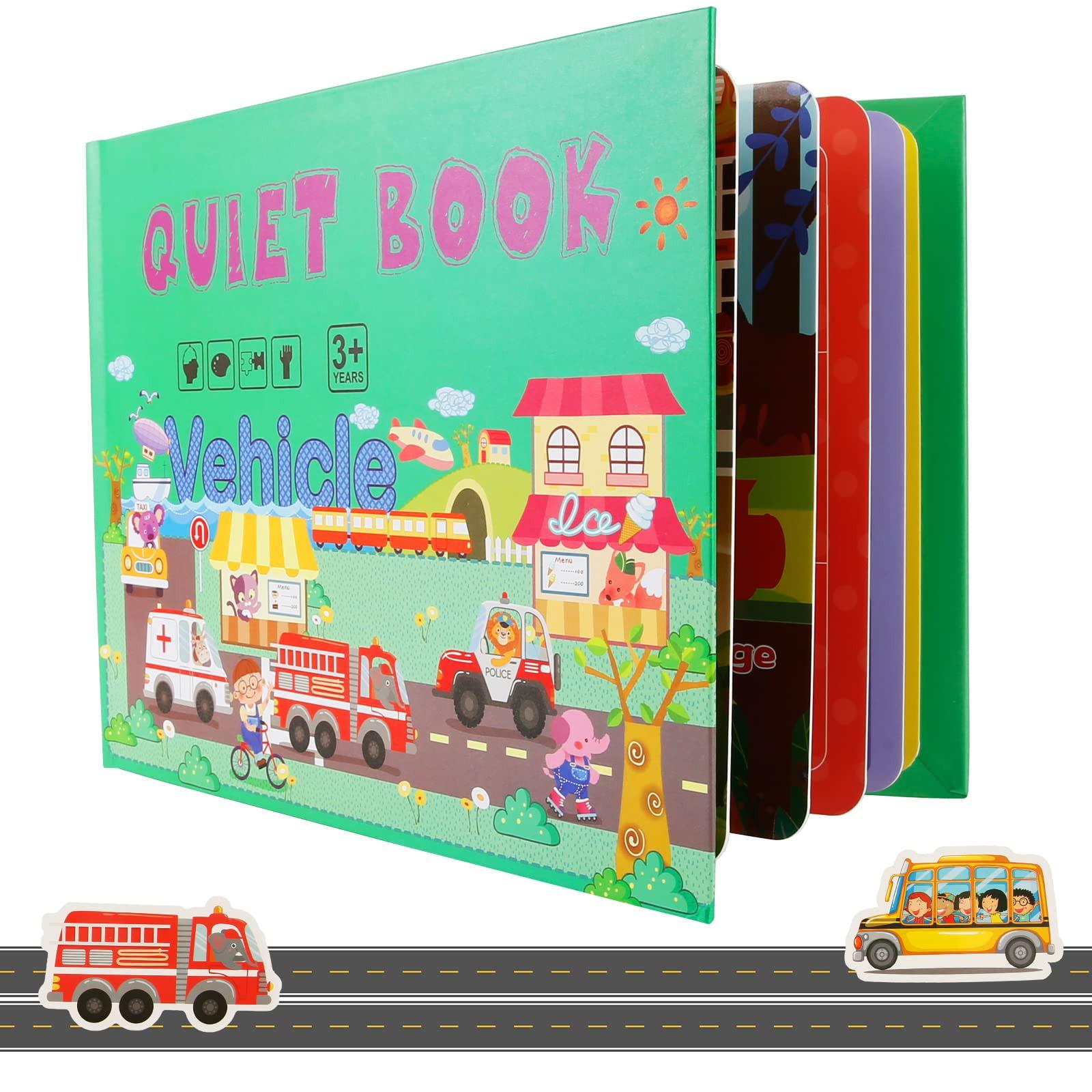 Activity-board  Livre silencieux, livre-jouet éducatif, livre silencieux pour les tout-petits, livre interactif, livre-jouet pour les tout-petits, livre-puzzle, jouet éducatif 