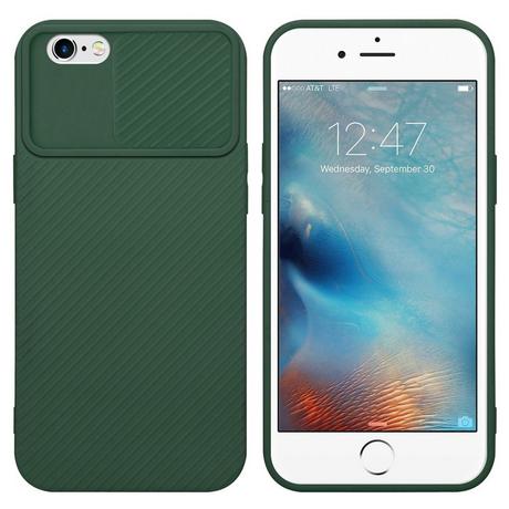 Cadorabo  Housse compatible avec Apple iPhone 6 / 6S - Coque de protection en silicone TPU flexible et avec protection pour appareil photo 