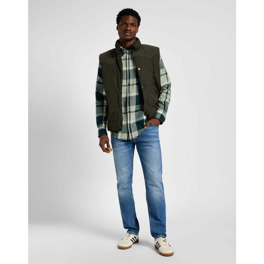 Lee Camicia Maniche Lunghe a Quadri  