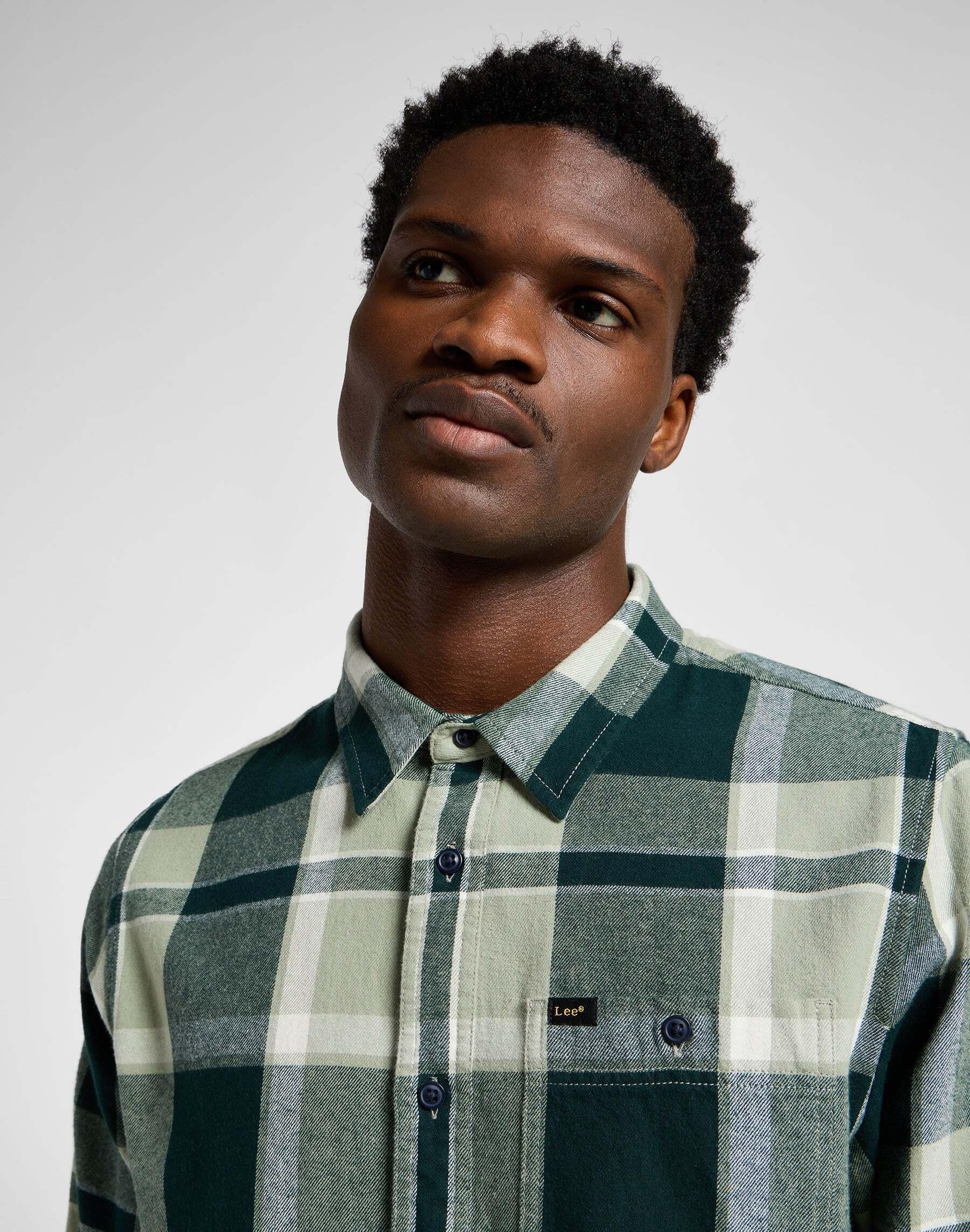 Lee Camicia Maniche Lunghe a Quadri  