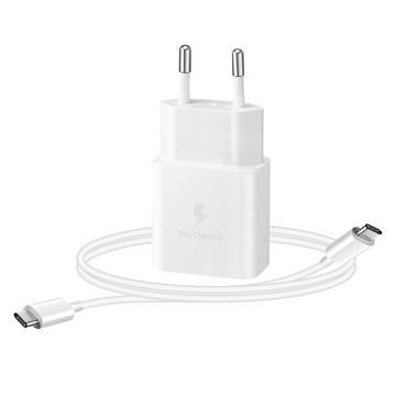 Samsung USB-C 15W Netzteil + Kabel Weiß