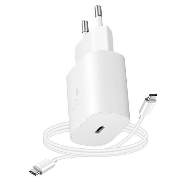 SAMSUNG  Chargeur Samsung USB-C 15W + Câble Blanc 