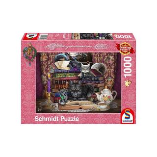 Schmidt  Puzzle Märchenstunde mit Katzen (1000Teile) 