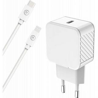 BigBen Connected  USB-C 20W Power Delivery Netzteil + USB-C / Lightning Kabel 