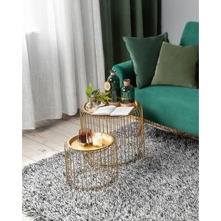 Beliani Tapis en Polyester Moderne CIDE  