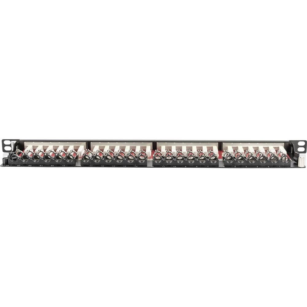 Digitus  24 Porte Patchpanel di rete 483 mm (19) CAT 6A 0.5 U 