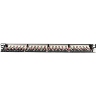 Digitus  24 Porte Patchpanel di rete 483 mm (19) CAT 6A 0.5 U 